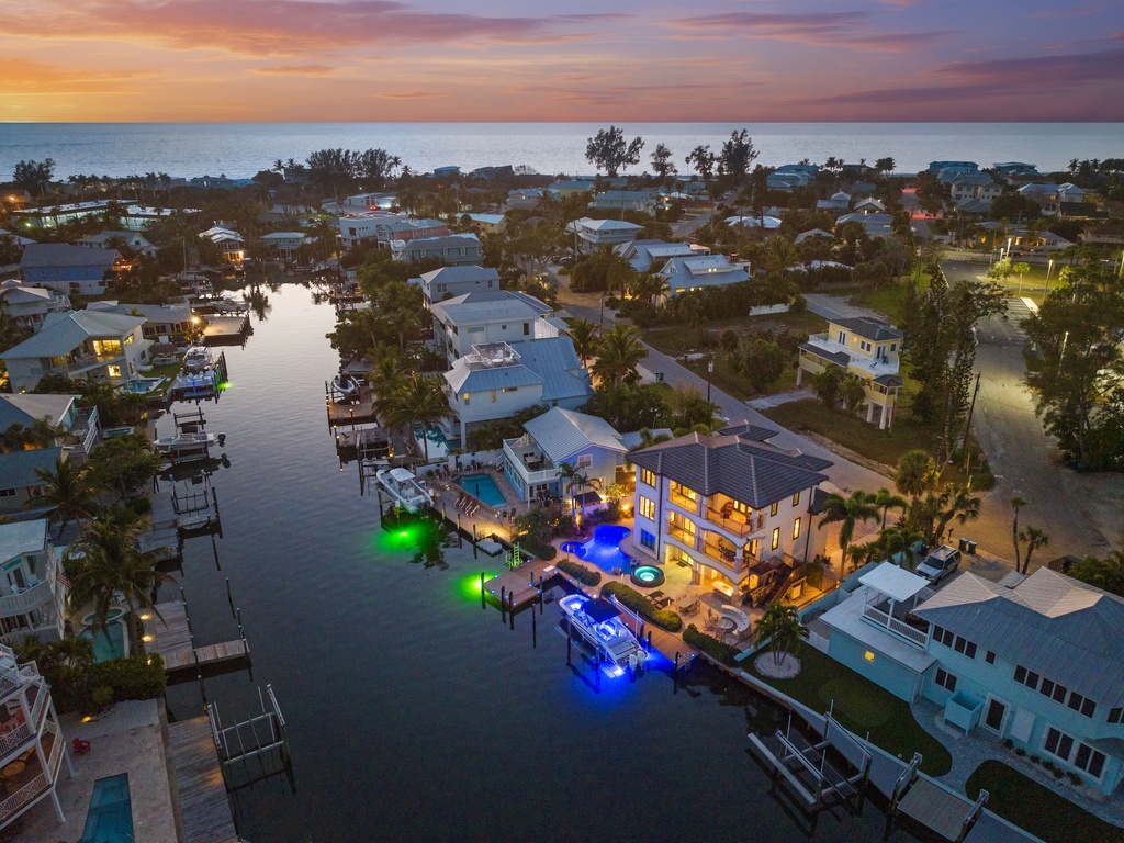 Aerial View of Canal - A Pirate's Dream