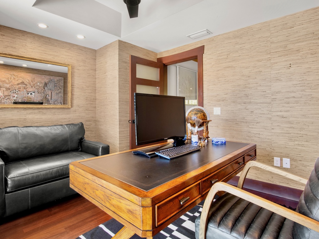 Private office with natural light