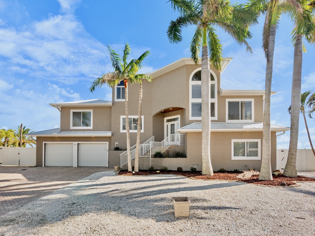 Beautiful front exterior of the house