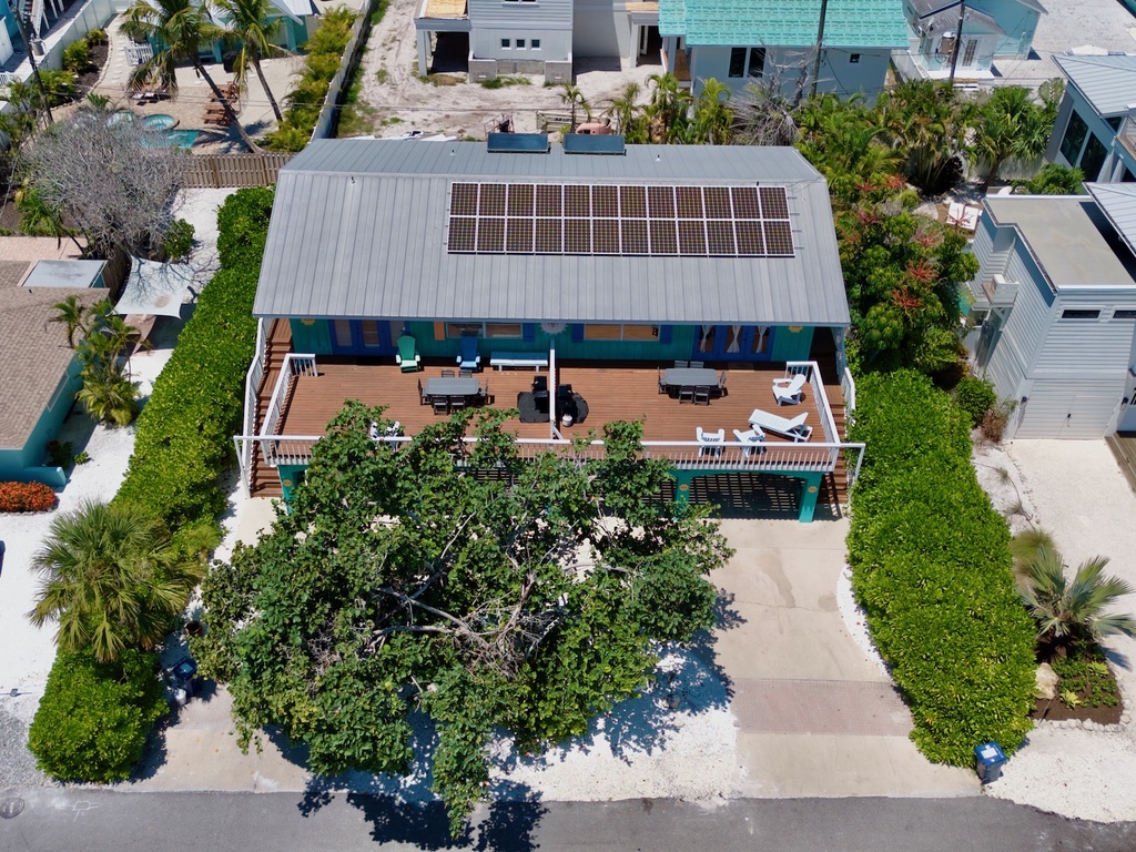 Stunning aerial view of the property