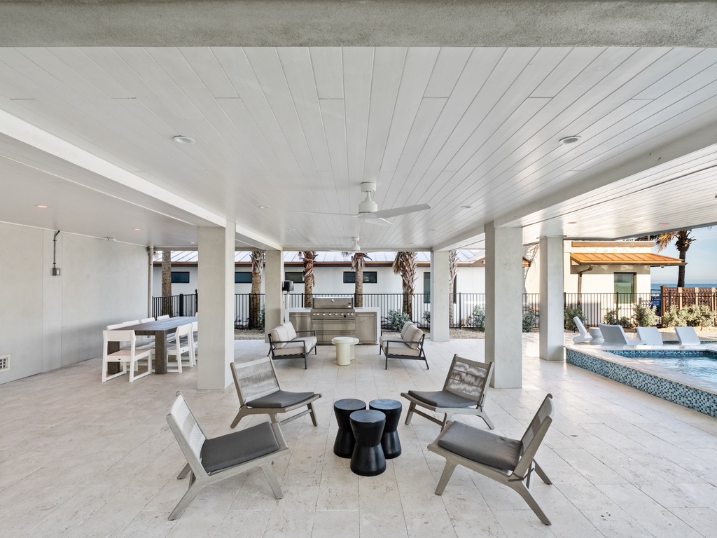 Poolside Lounge Area