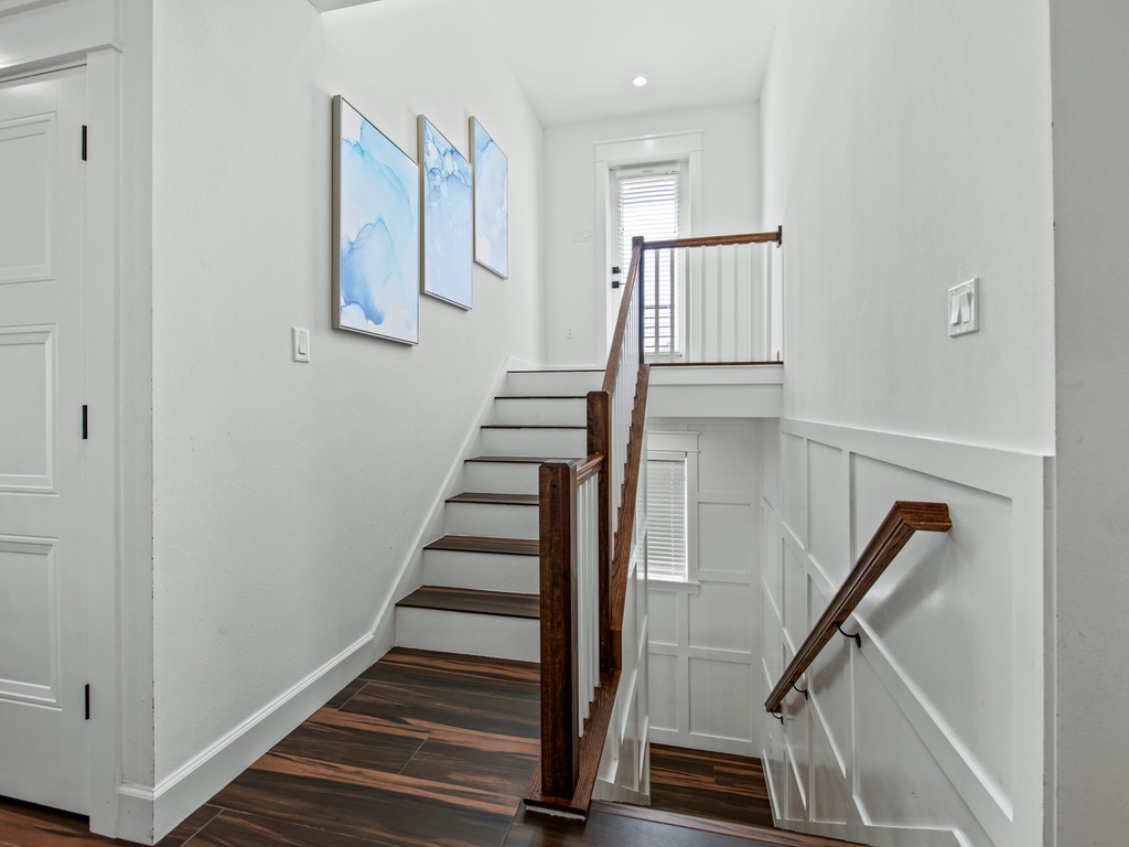Stairs to Rooftop Deck