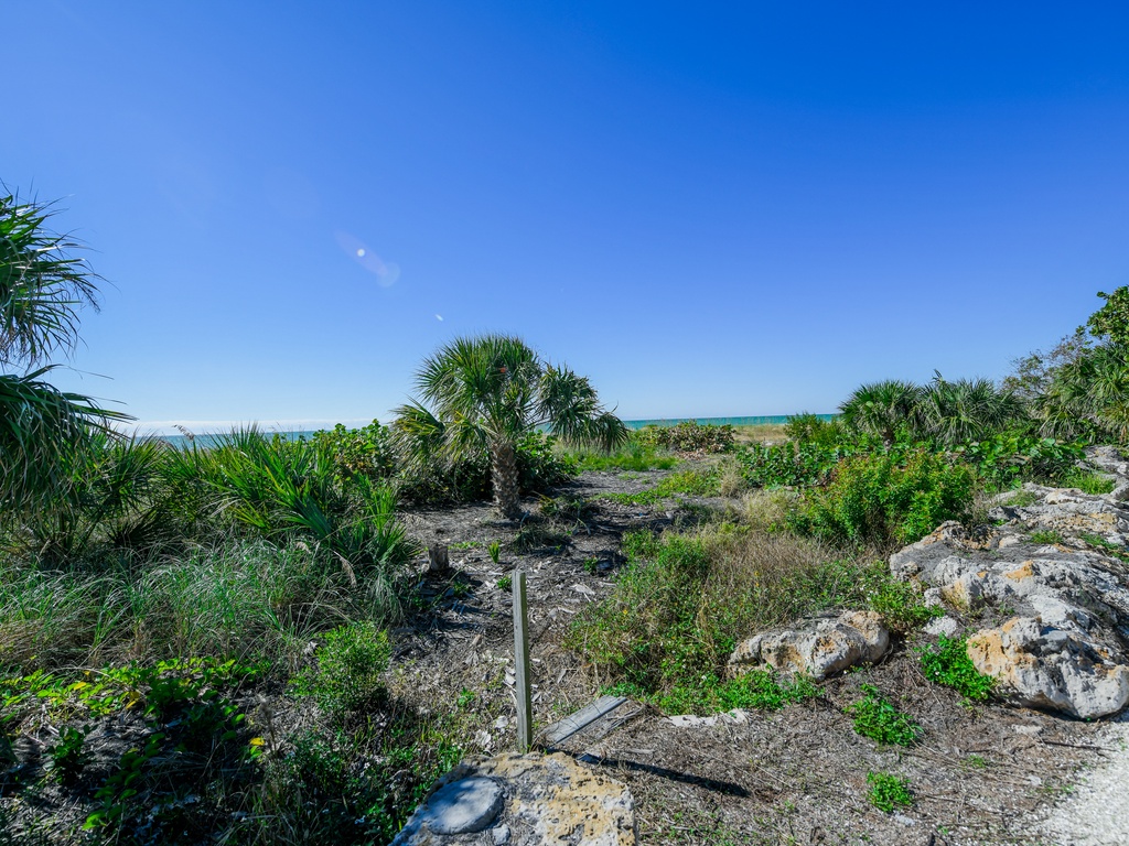 Beach Access Via Garden Path