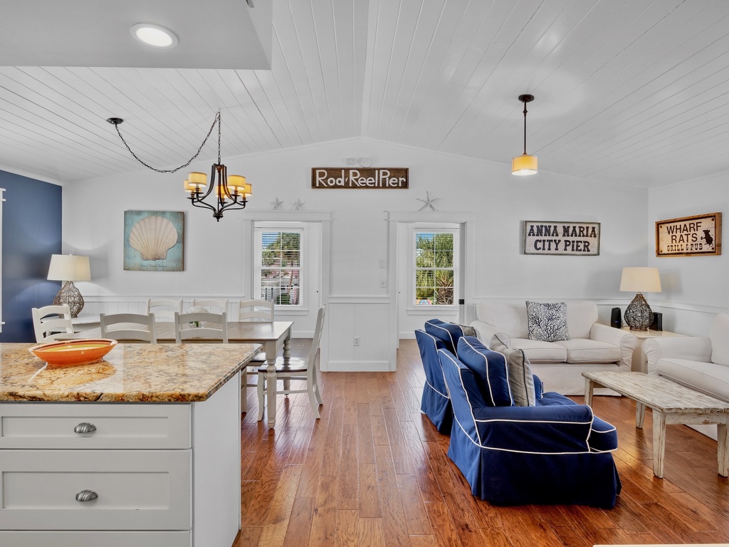 Open living space with comfortable seating