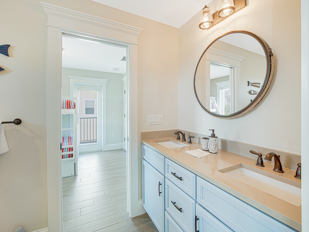 Bright Sink and Mirror Combo