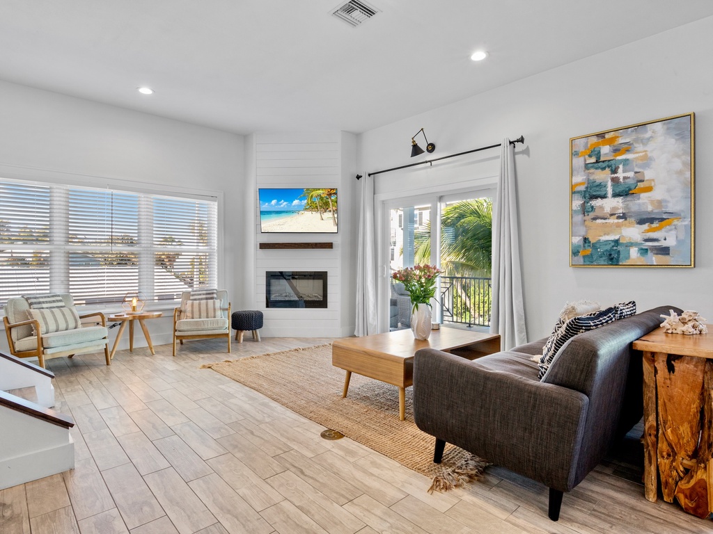 Living space with comfortable seating - 2nd floor