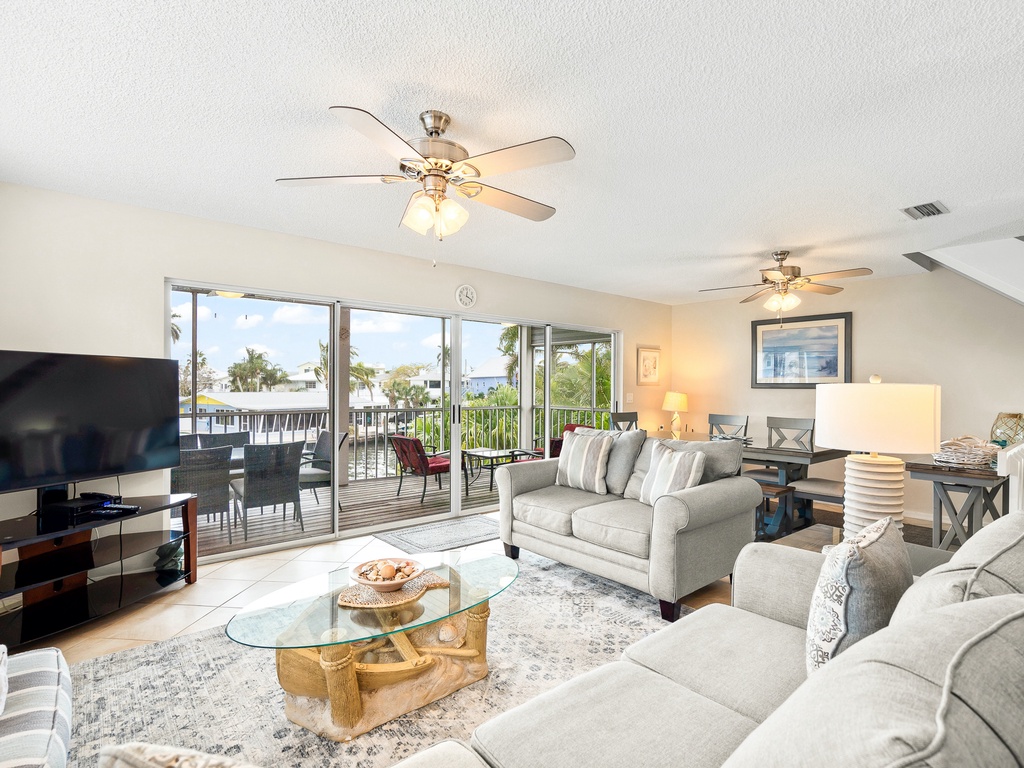 Living Room with Screen Porch