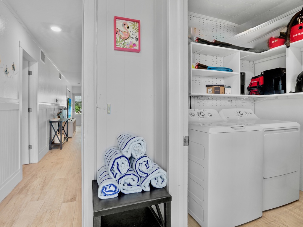 Laundry Area with Washer and Dryer