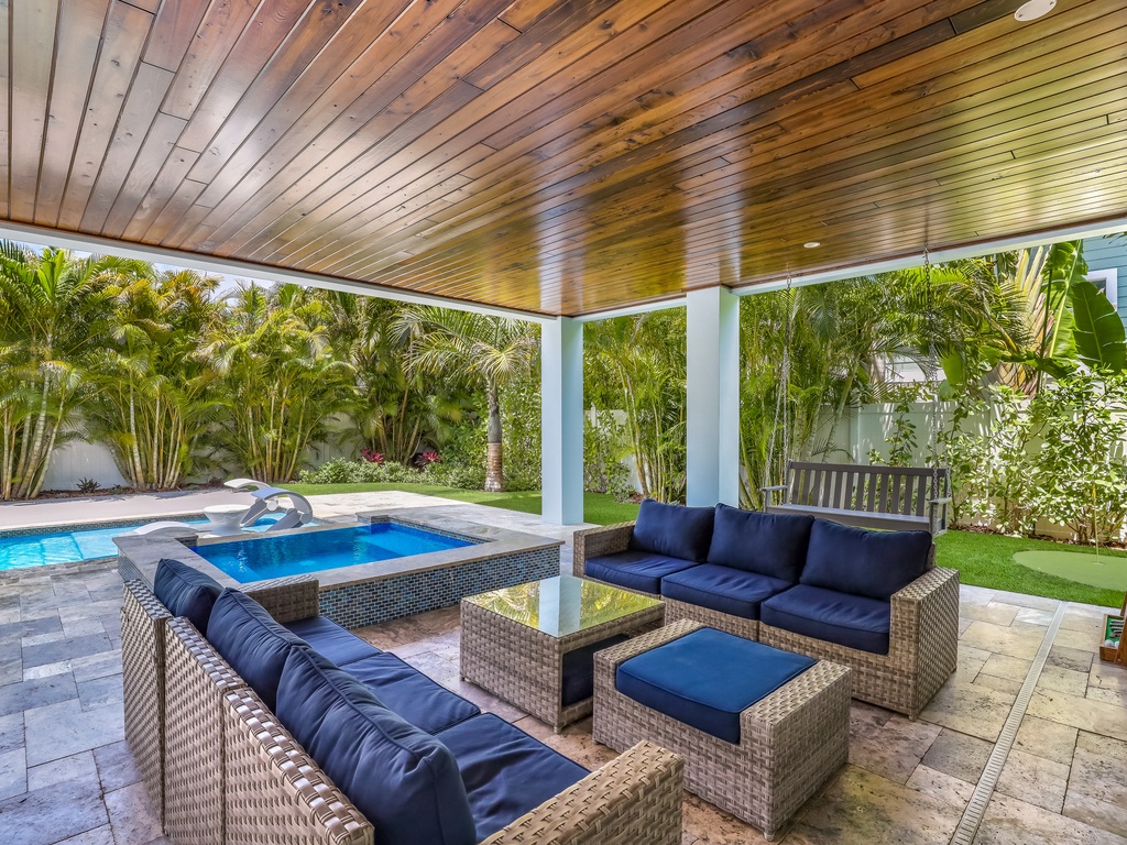 Poolside Covered Seating