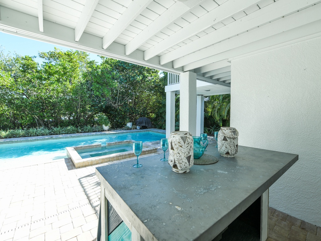 Poolside Bar Area