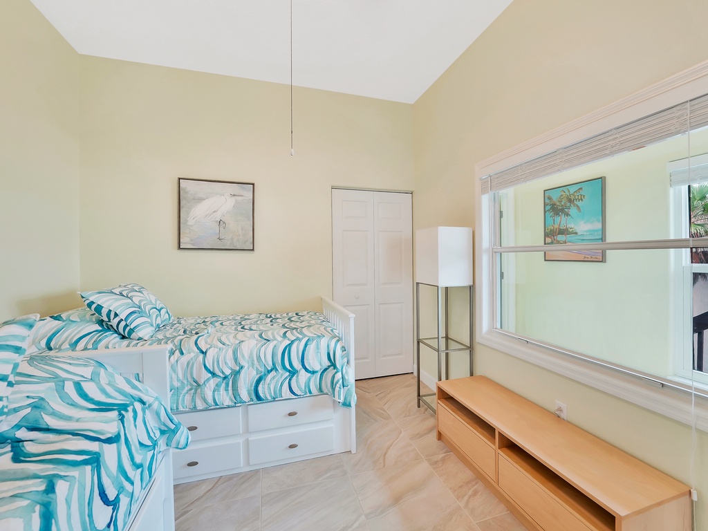 Second Bedroom, One Twin Trundle and One Twin Bed