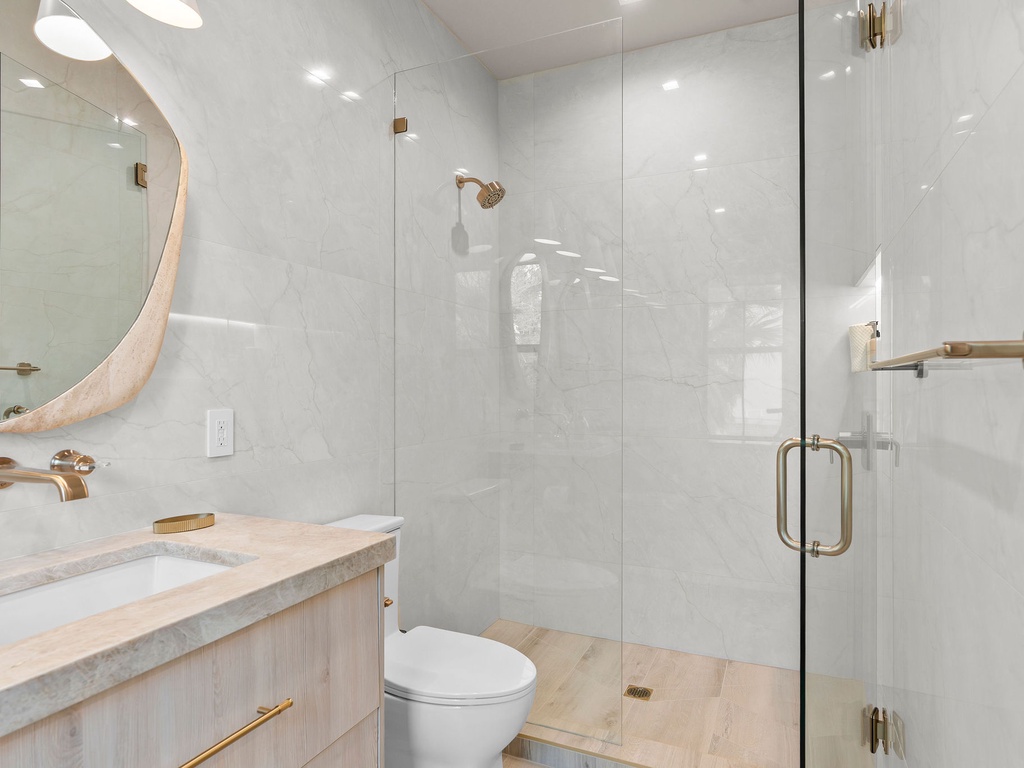 Second Bedroom Ensuite Bath with Walk in Shower