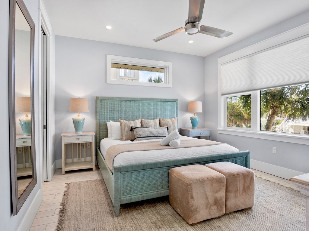 Primary Bedroom, King bed