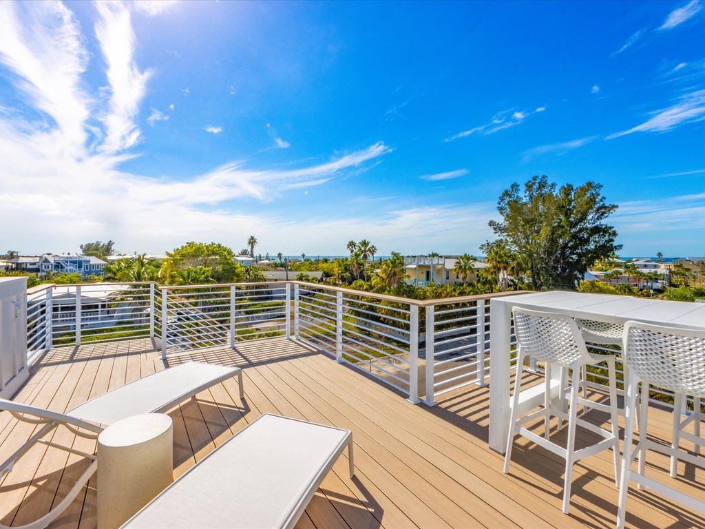 Rooftop Deck with Beach Views