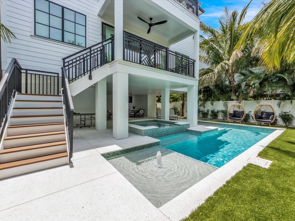 Private Pool and Backyard