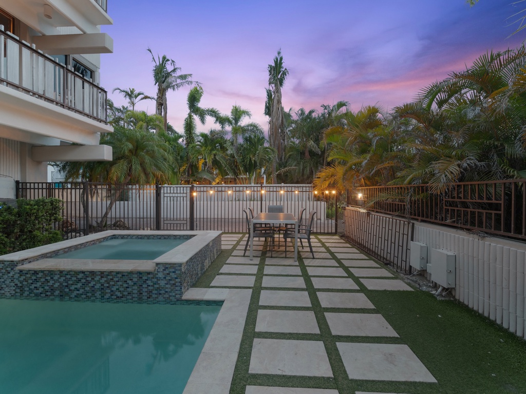 Poolside Dining Area