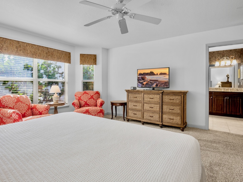 Primary Bedroom, King bed