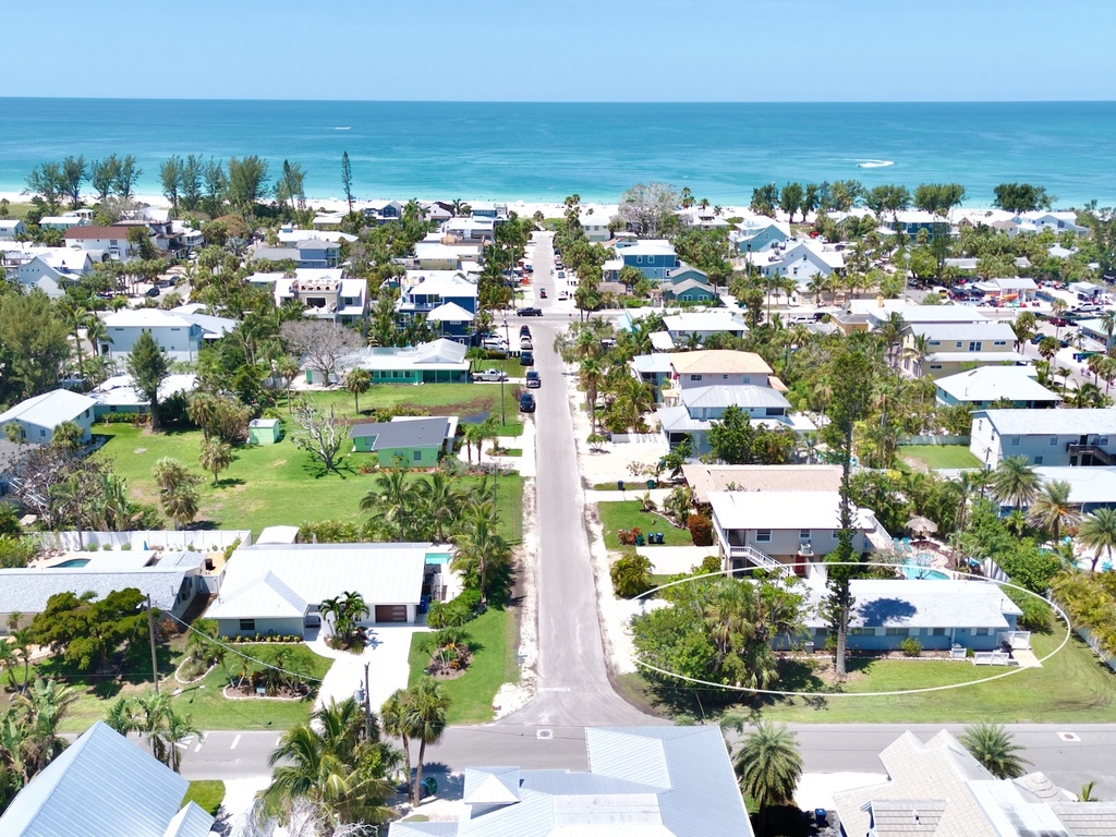 Just a short walk to the beach from this quiet coastal neighborhood.