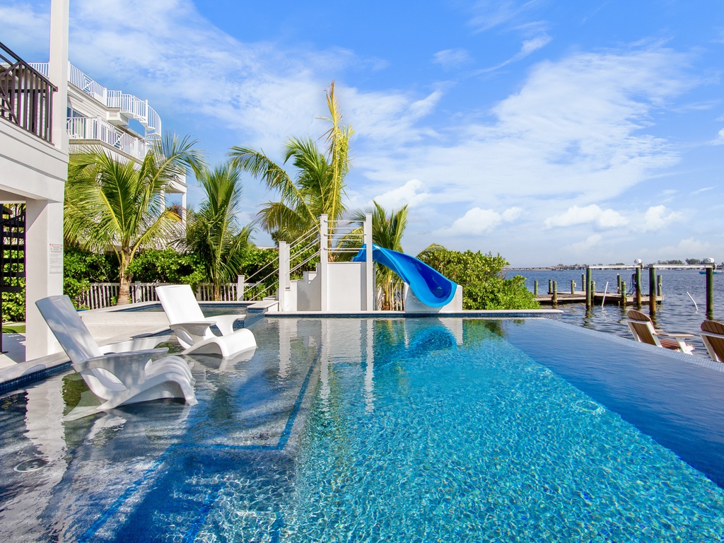 Private Pool with Waterslide