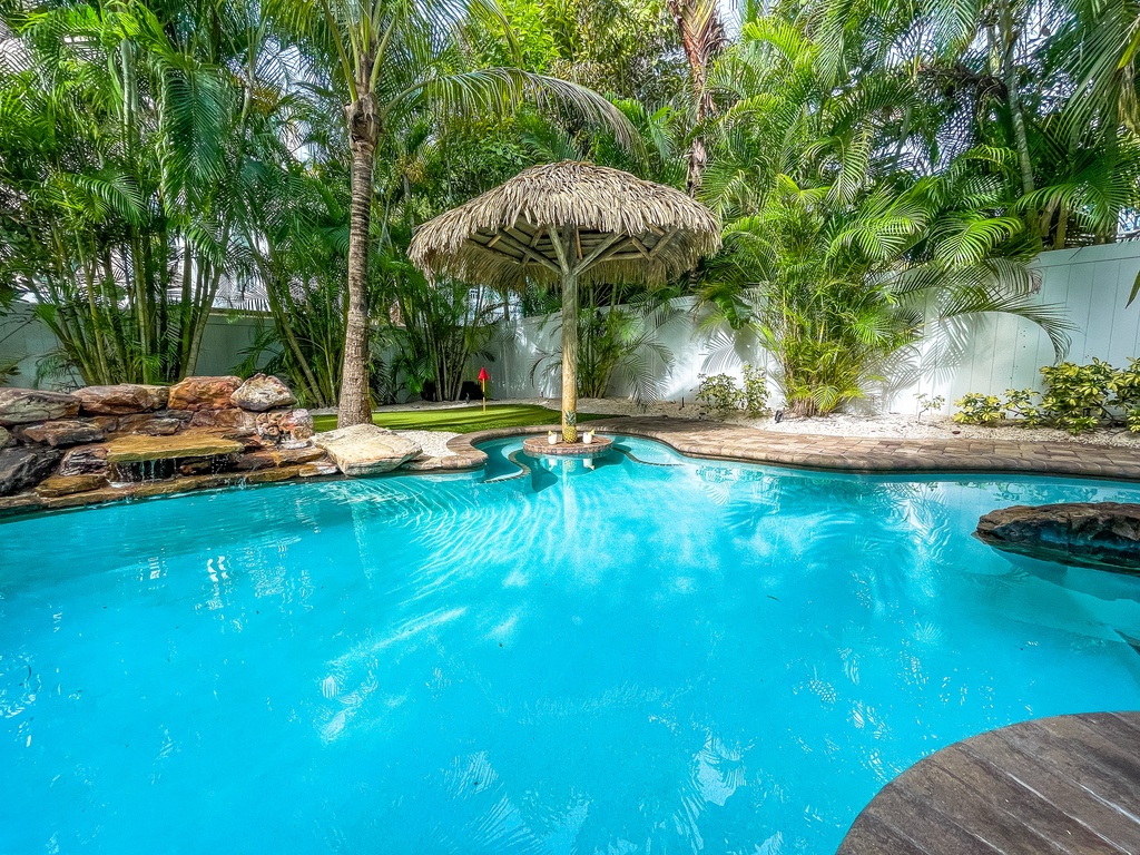 Pool and Tiki Bar