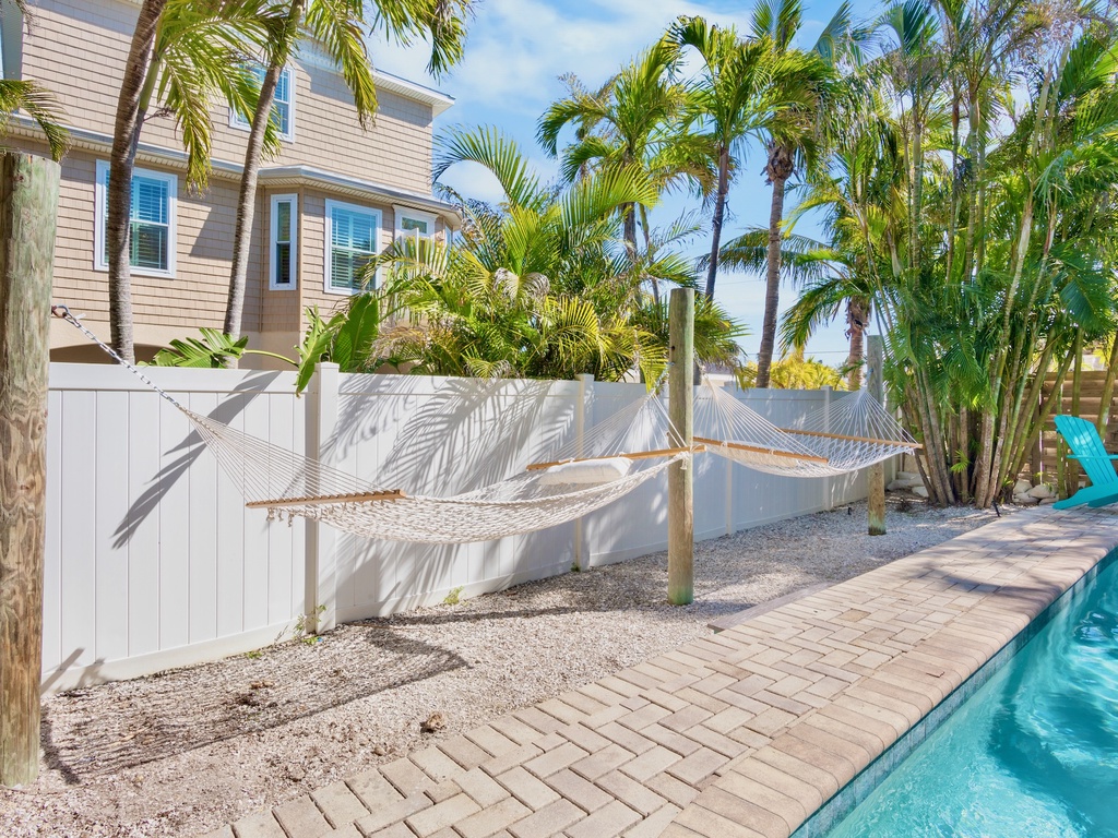 Poolside Hammocks