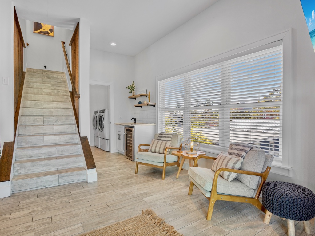 Living space with comfortable seating