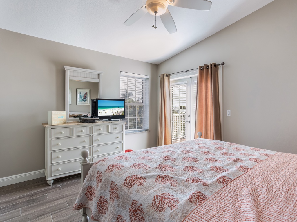 Primary Bedroom with Balcony - Third Floor