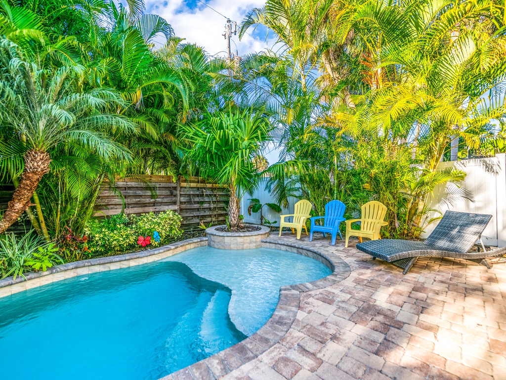 Private Pool and Outdoor Seating