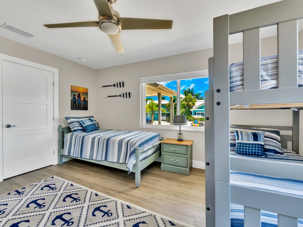 Fourth Bedroom - Twin Bunk & Twin Bed