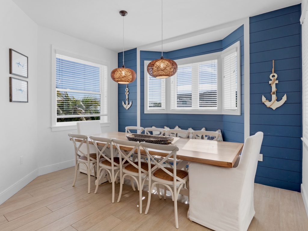 Dining table for shared meals