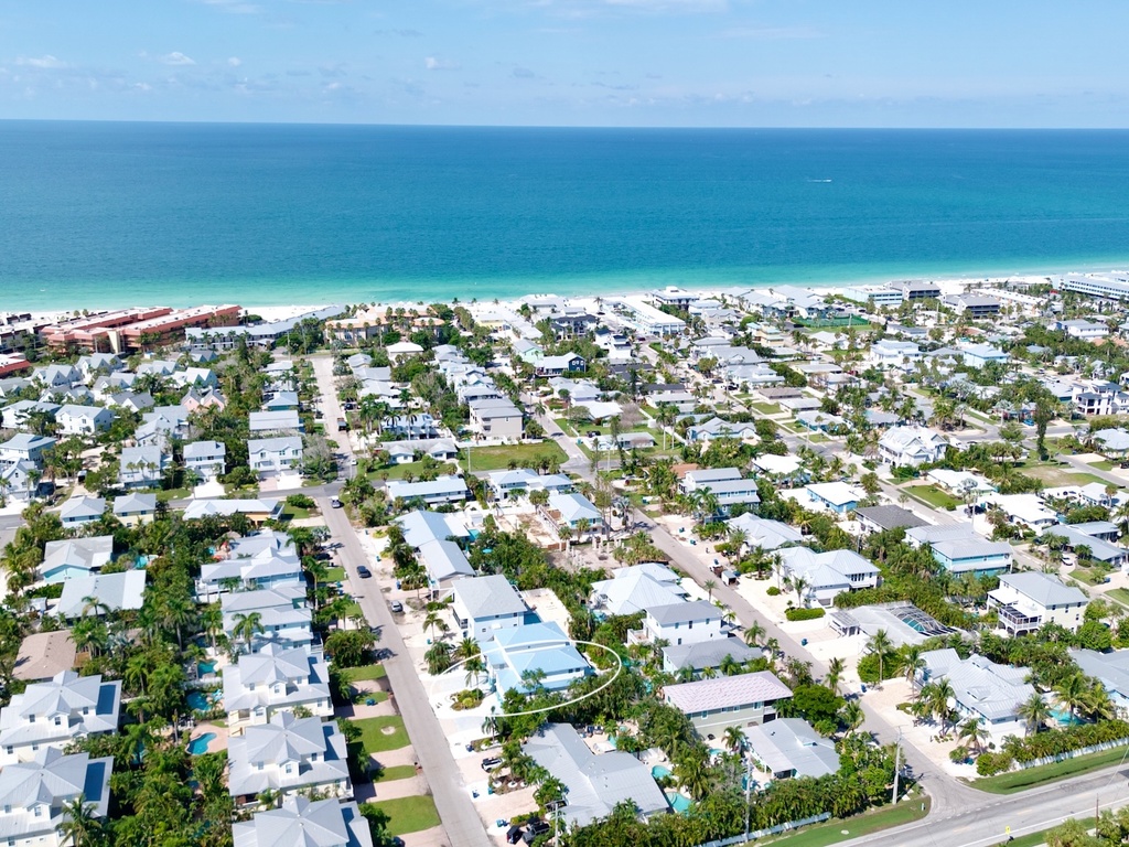 Stunning aerial view of the property