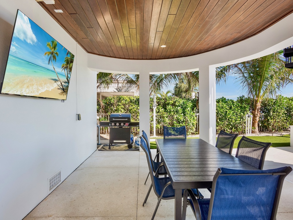 Outdoor Dining and BBQ Grill