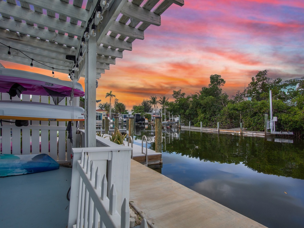 Waterfront Patio with Canal Views