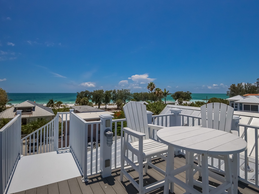 Roof Top Deck with Beach Views