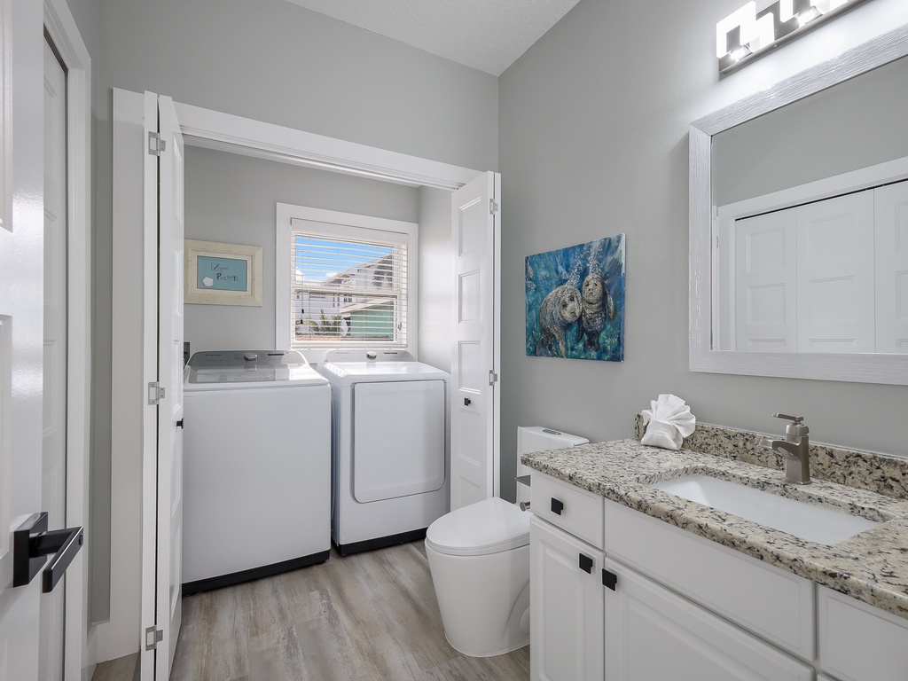 Half Bath - Washer/Dryer