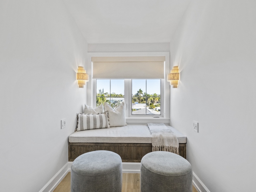 Second Bedroom, Window nook with soft cushions