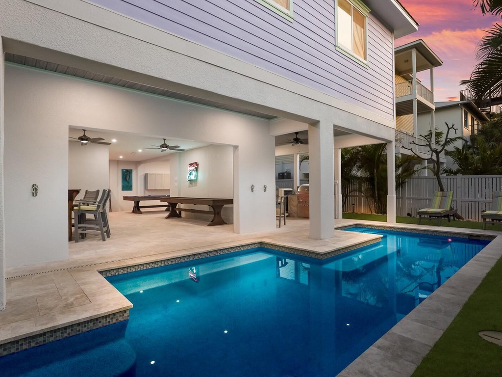 Private Pool with Game Room Access