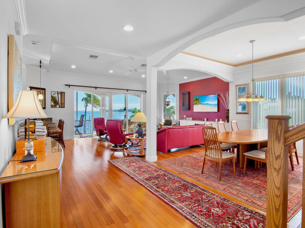 Cozy living room with plush seating