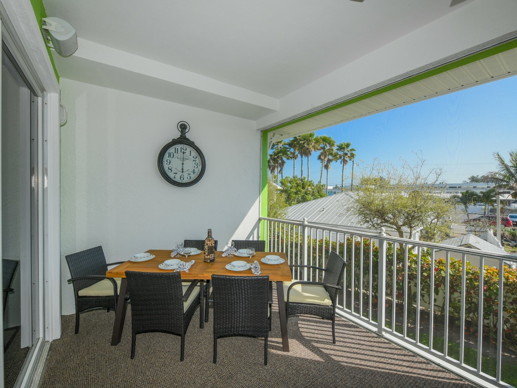 Dining Area on Balcony
