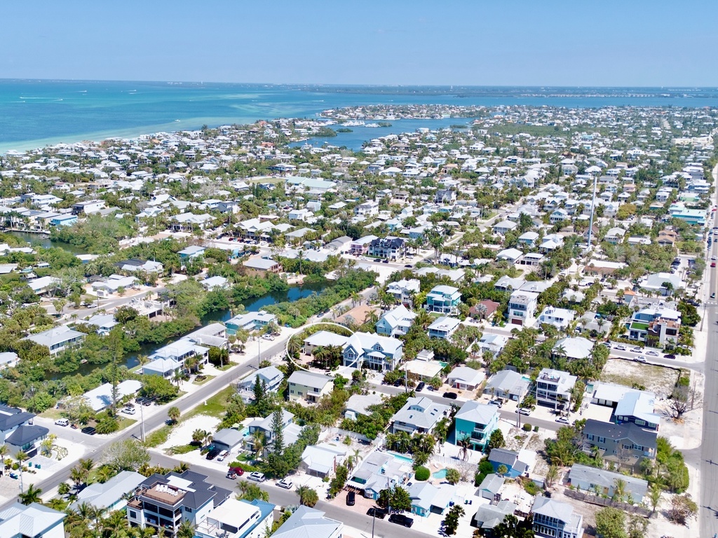 Aerial View - Carefree Cay by Anna Maria Island Accommodations