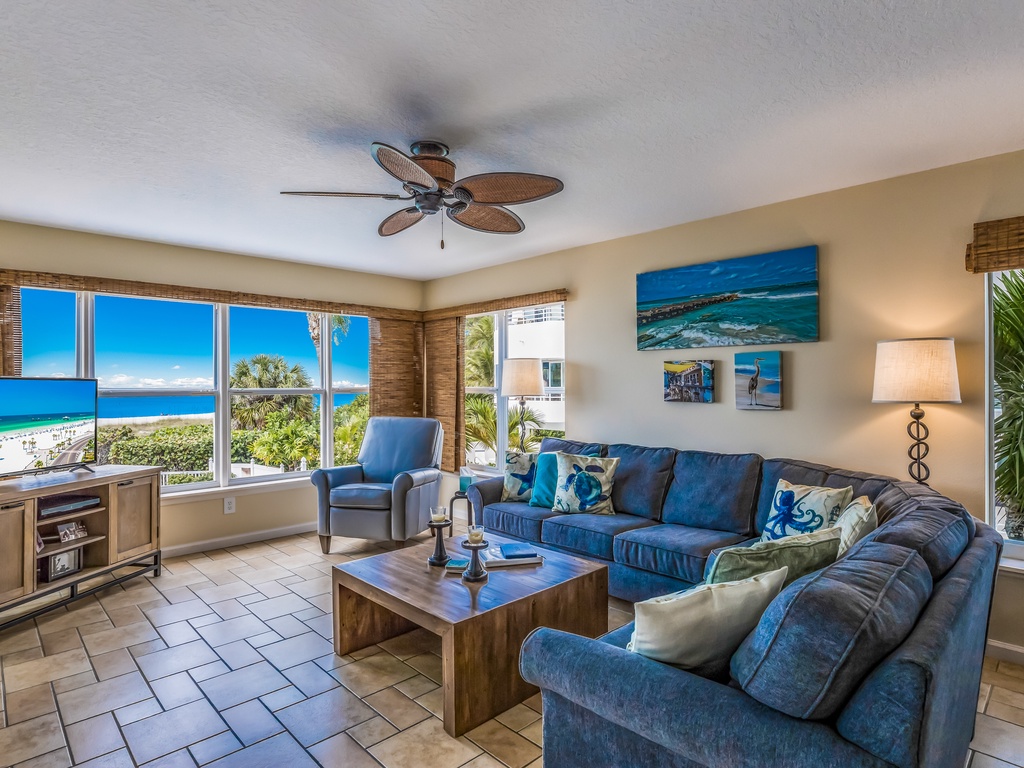 Open Concept and Comfy Living Area