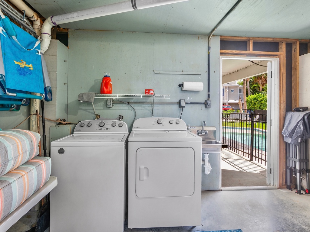 Laundry Area with Washer and Dryer