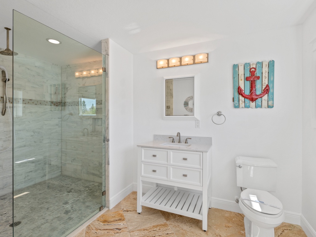 Bedroom Two - Ensuite Bathroom with Large Rainshower