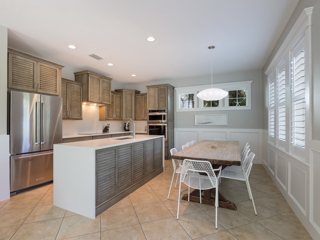 Comfortable dining space