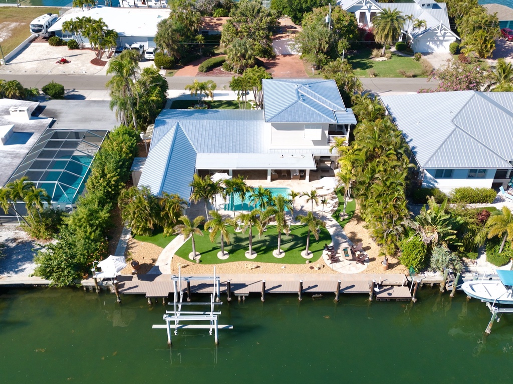 Waterfront home with private dock