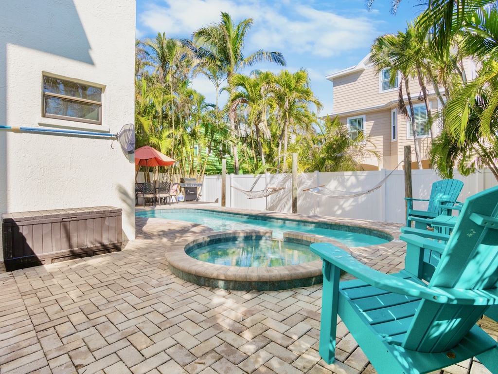 Poolside Seating Area