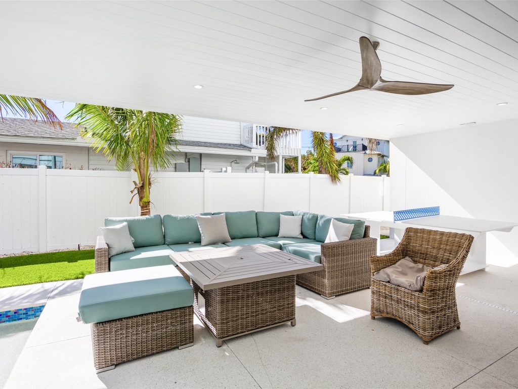 Poolside Living Area