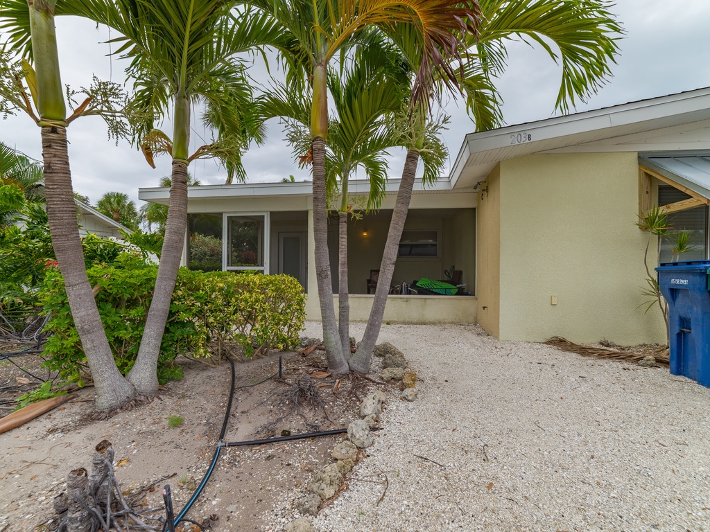 Welcoming front entrance