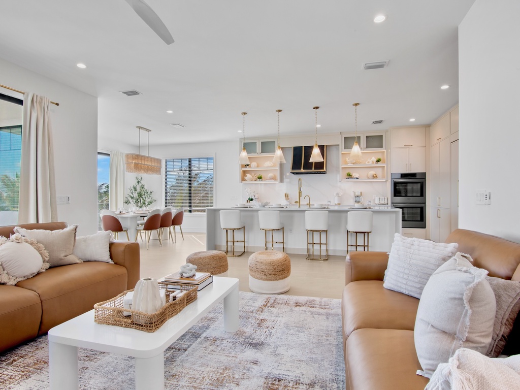 Bright Open Concept Interior