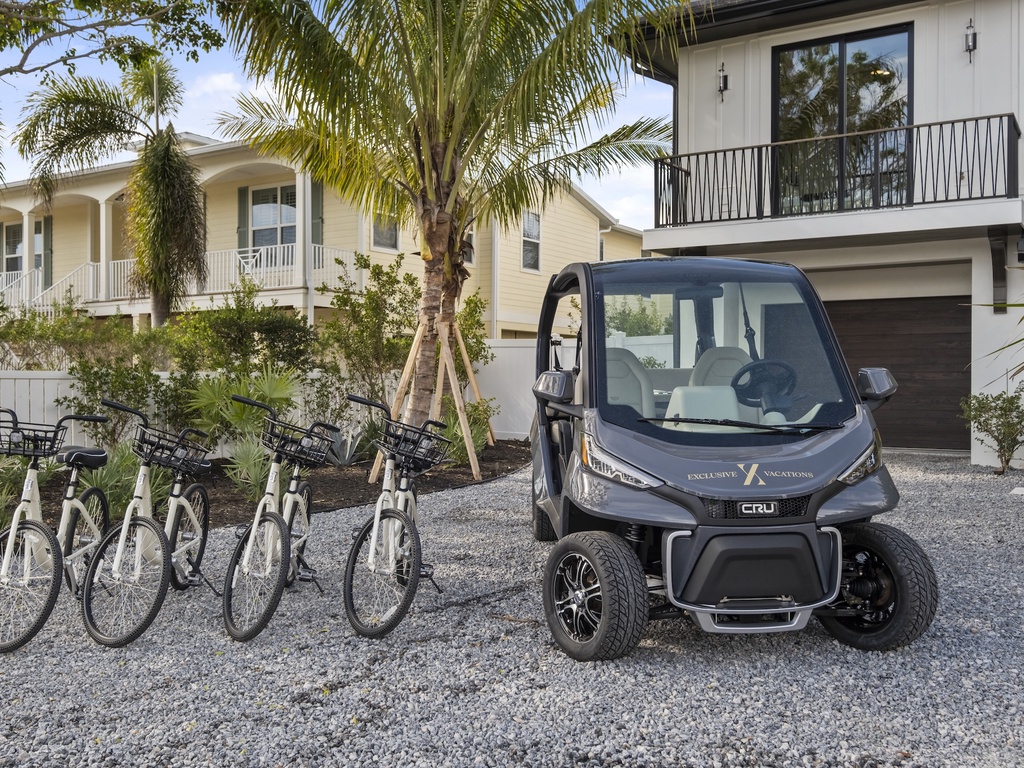 Bicycles and golf cart -Additional Amenities